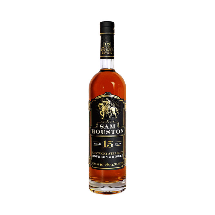 SAM HOUSTON STRAIGHT BOURBON 15YR